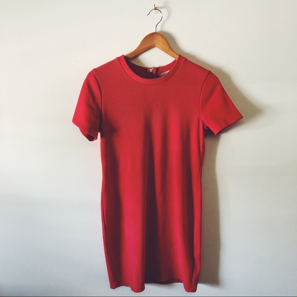 Zara ribbed dress